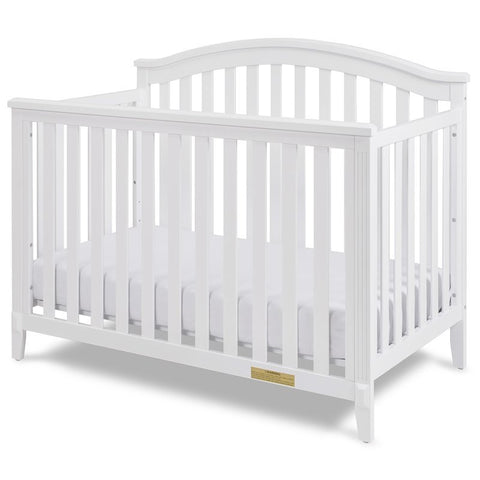 Image of AFG Baby Kali II 4-in-1 Convertible Crib with Leila 2-Drawer Changer in White