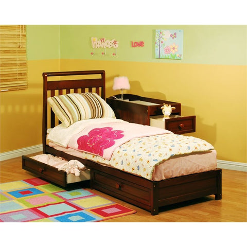 Image of Athena Daphne 2 in 1 Convertible Crib in Gray