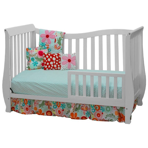 Image of Athena Lorie 4 in 1 Convertible Crib with Guardrail