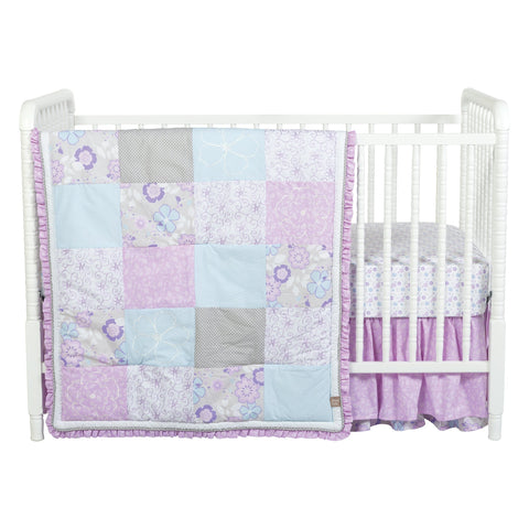 Image of Trend Lab Grace 5 Piece Crib Bedding Set