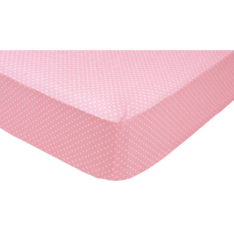 Image of Cotton Candy Chevron 3 Piece Crib Bedding Set