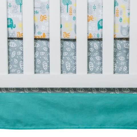 Image of Lullaby Jungle 6 Piece Crib Bedding Set