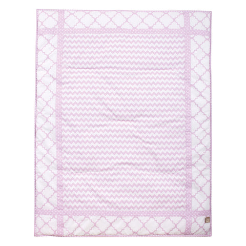 Image of Orchid Bloom 3 Piece Crib Bedding Set