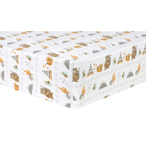 Image of Lodge Buddies 3 Piece Crib Bedding Set