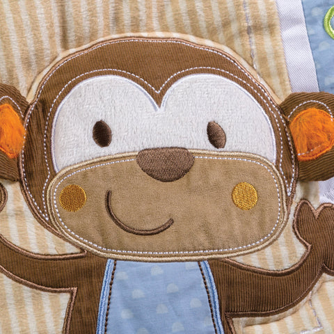 Image of Jungle Fun 6 Piece Crib Bedding Set