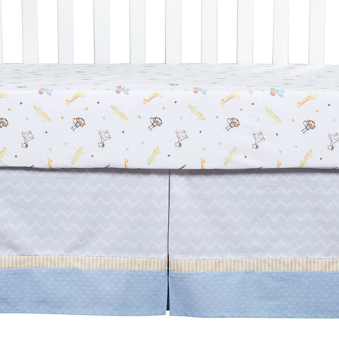Image of Jungle Fun 6 Piece Crib Bedding Set