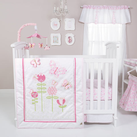 Image of Floral Musical Crib Mobile