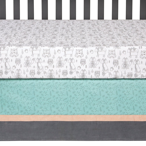 Image of Sawyer 3 Piece Crib Bedding Set