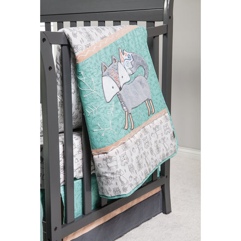 Image of Sawyer 3 Piece Crib Bedding Set
