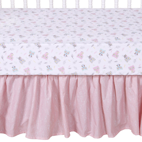 Image of Feathered Friends 3 Piece Crib Bedding Set