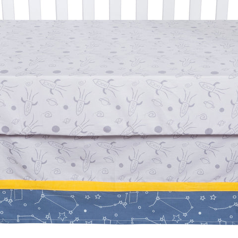Image of Galaxy 3 Piece Crib Bedding Set