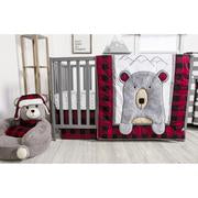 Image of Trend Lab Peak-a-Bear 3 Piece Crib Bedding Set