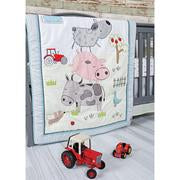 Image of Trend Lab Farm Stack 4 Piece Crib Bedding Set
