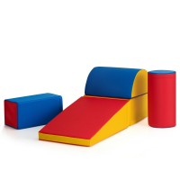 Image of Costway 5-Piece Set Climb Activity Play Safe Foam Blocks
