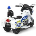 Image of Costway 6V 3-Wheel Kids Police Ride On Car