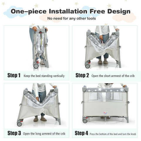 Image of Portable Baby Bassinet