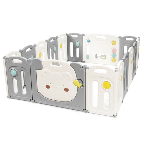 Image of Costway 16-Panel Kids Activity Center