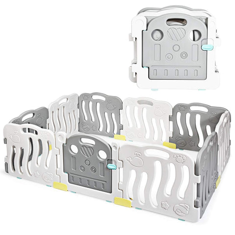 Image of Costway 10-Panel Kids Safety Activity Center