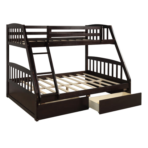 Image of Topmax Twin Over Full Bunk Bed with Storage