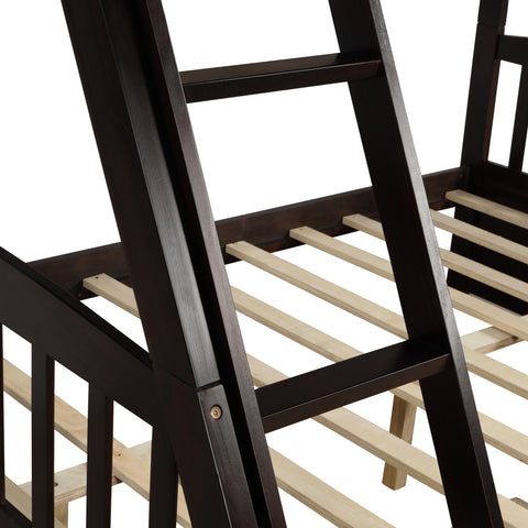 Image of Topmax Twin Over Full Bunk Bed with Storage