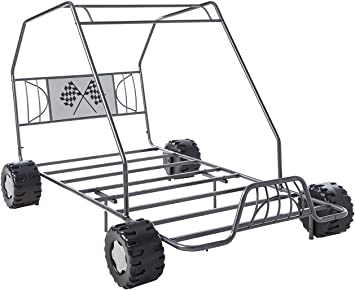 Image of ACME Xander Twin Bed in Metal