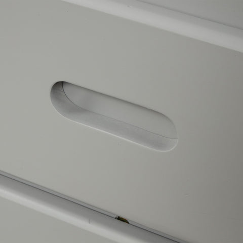 Image of Oris Fur. Twin Size Platform Storage Bed Solid Wood Bed with 6 Drawers in Grey