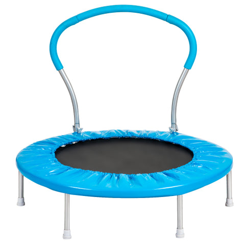 Image of Kaba Kids 36" TRAMPOLINE WITH HANDLE(BL)-METAL