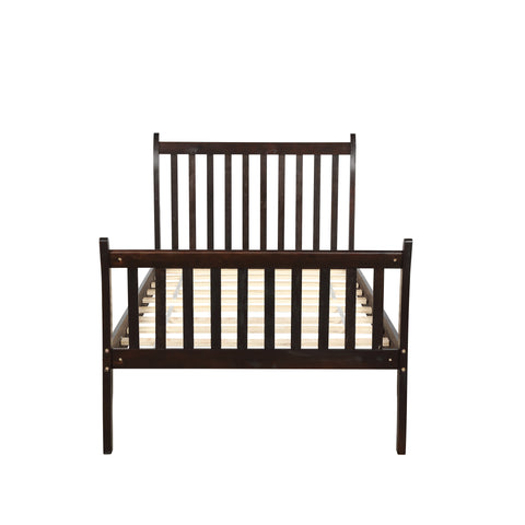 Image of Topmax Wood Platform Twin Bed