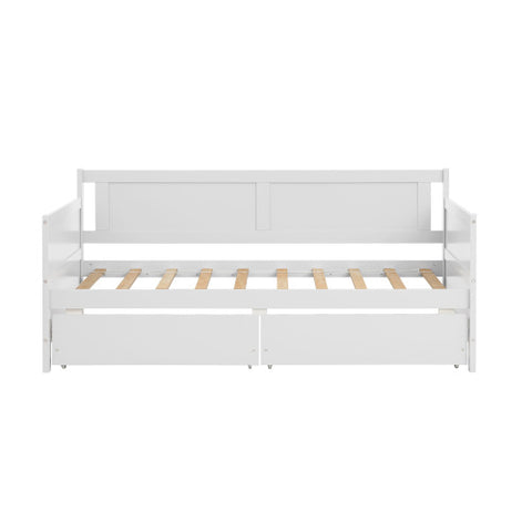 Image of Kaba Kids Daybed with 2 drawers, White