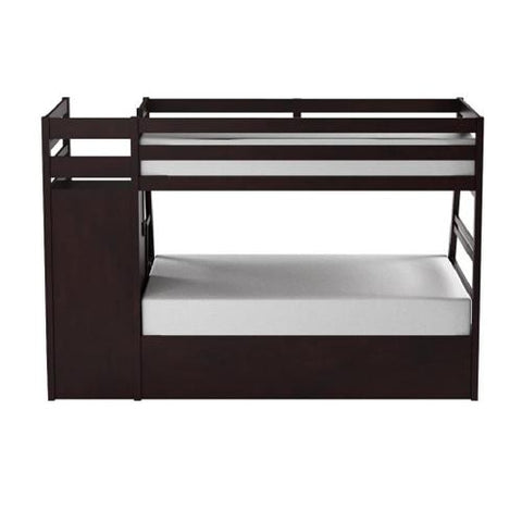 Image of ACME Jason Twin/Full Bunk Bed with Storage Ladder/Trundle