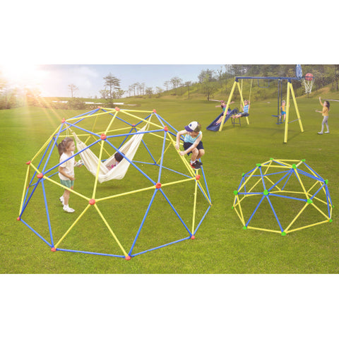 Image of MRS Kids Climbing Dome Jungle Gym - 10 ft Geometric Playground Climber