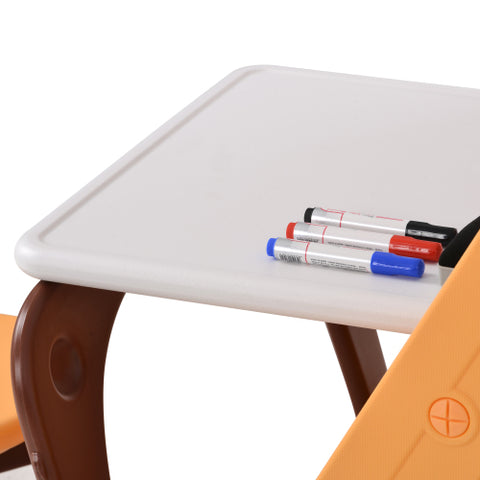 Image of Kids 4 in 1 Play Tent with Stool and Climber, Foldable Playhouse Tent