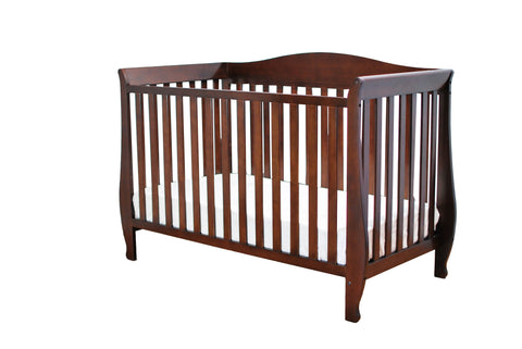 Image of AFG Baby Kali II 4-in-1 Convertible Crib and Grace I 3-Drawer Changer in Espresso