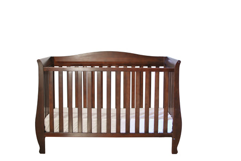 Image of AFG Baby Kali II 4-in-1 Convertible Crib and Grace I 3-Drawer Changer in Espresso