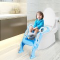 Image of Costway Adjustable Foldable Toddler Toilet Training Seat Chair