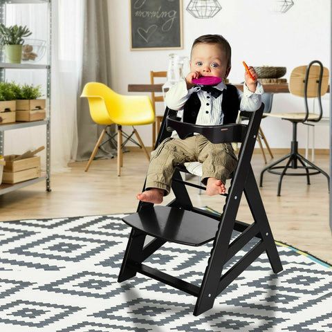 Image of Costway Adjustable  Baby High Chair with Removable Tray