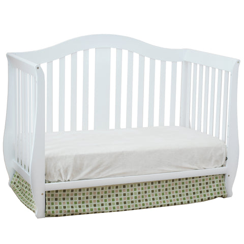 Image of AFG Baby Desiree Solid Wood 4-in-1 Convertible Crib in White