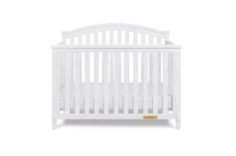 Image of AFG Baby Kali II 4-in-1 Convertible Crib with Amber 2-Drawer Changer in White