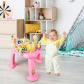Image of Costway 2-in-1 Baby Jumperoo Adjustable Sit-to-stand Activity Center