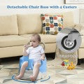 Image of Costway 6-in-1 Convertible Baby Booster Seat with Tray Wheels
