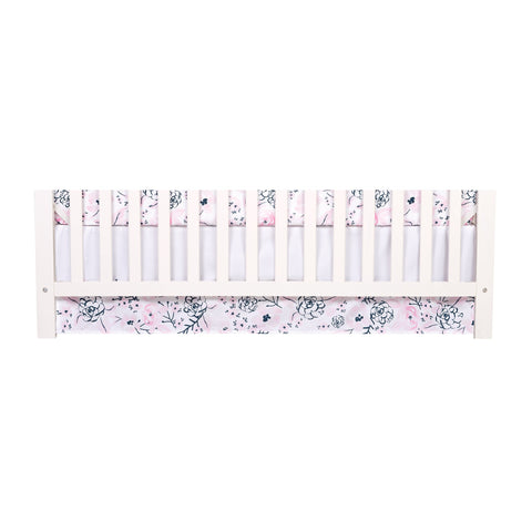 Image of Sammy and Lou Simply Floral 4 Piece Crib Bedding Set