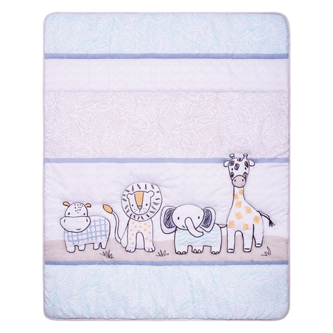 Image of Sammy and Lou Safari Yearbook 4 Piece Crib Bedding Set