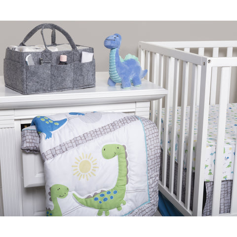 Image of Sammy and Lou Dinosaur Pals 4 Piece Crib Bedding Set