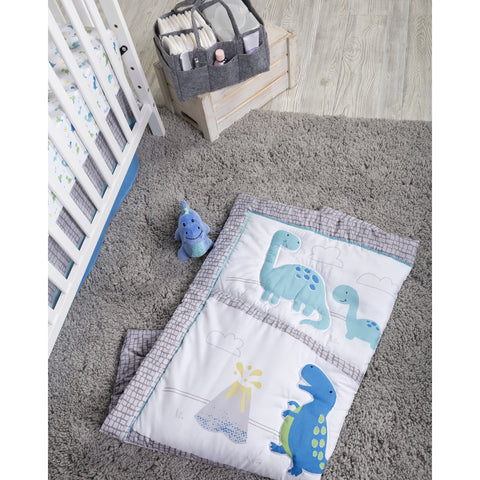Image of Sammy and Lou Dinosaur Pals 4 Piece Crib Bedding Set