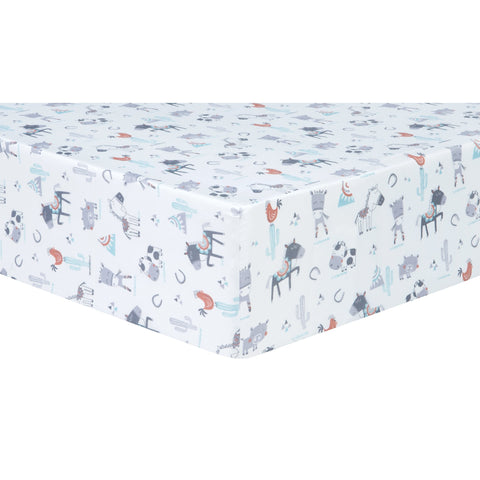 Image of Sammy and Lou Farmstead Friends 4 Piece Crib Bedding Set