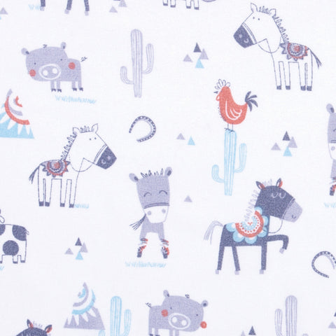 Image of Sammy and Lou Farmstead Friends 4 Piece Crib Bedding Set