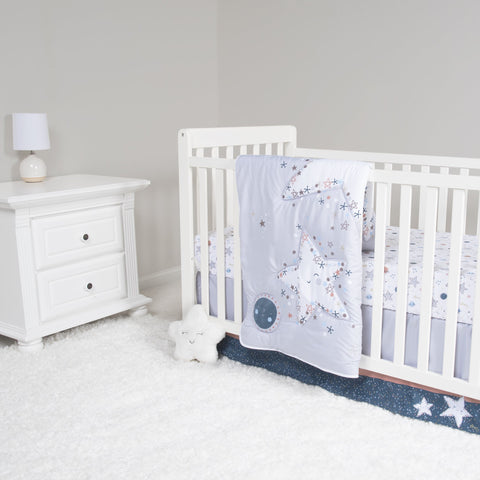Image of Sammy and Lou Starlight 4 Piece Crib Bedding Set