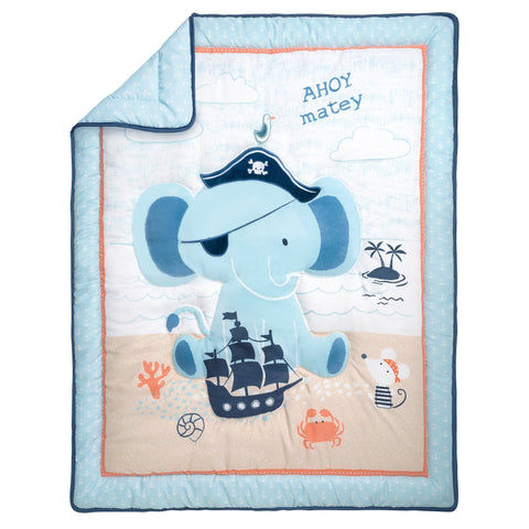 Image of Sammy and Lou Ahoy Archie 4 Piece Crib Bedding Set
