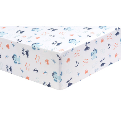 Image of Sammy and Lou Ahoy Archie 4 Piece Crib Bedding Set