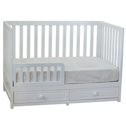 Image of AFG Baby MILA 3-in-1 Convertible Crib in White